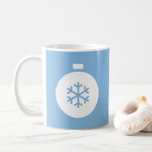 Weihnachtsball Blaue Kaffeetasse