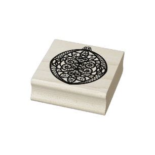 Weihnachtsball-Briefmarke Gummistempel