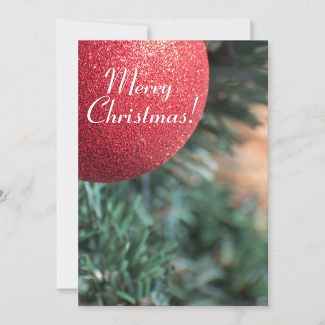 Weihnachtsball Einladung (Vorderseite)