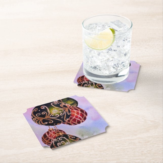 Weihnachtsball-Ornamente Untersetzer (Vor Ort)