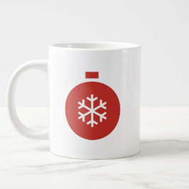 Weihnachtsball Riesenkaffee-Tasse Jumbo-Tasse
