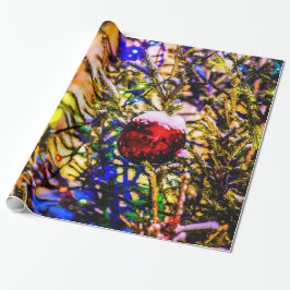 Weihnachtsball Rot Geschenkpapier