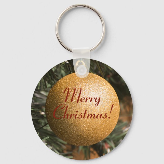 Weihnachtsball Schlüsselanhänger (Vorderseite)
