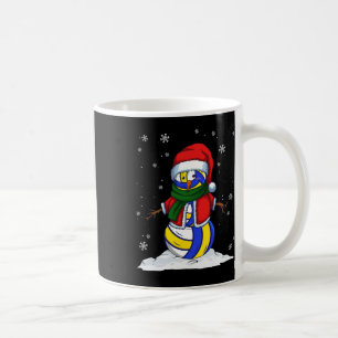 Weihnachtsball Snowman Xmas Sport Volleyball Kaffeetasse