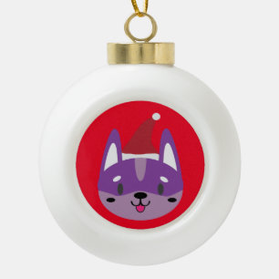 Weihnachtsball Weihnachtsball! Keramik Kugel-Ornament
