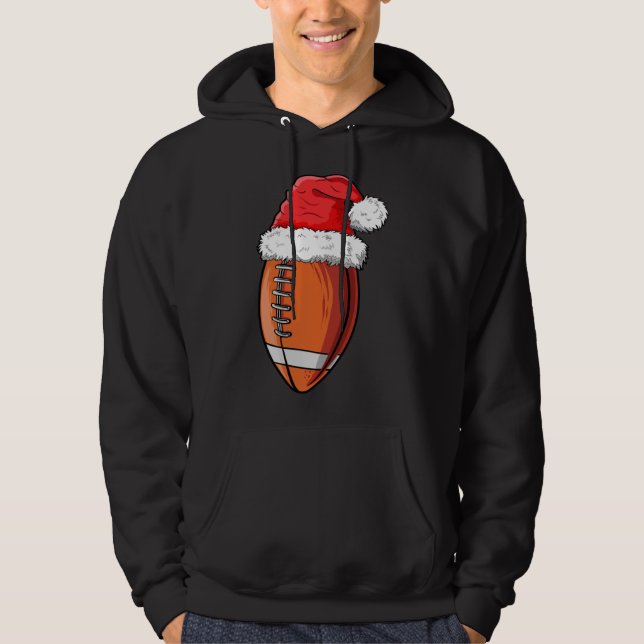 Weihnachtsball Weihnachtsmannmütze Funny Sports Xm Hoodie (Vorderseite)