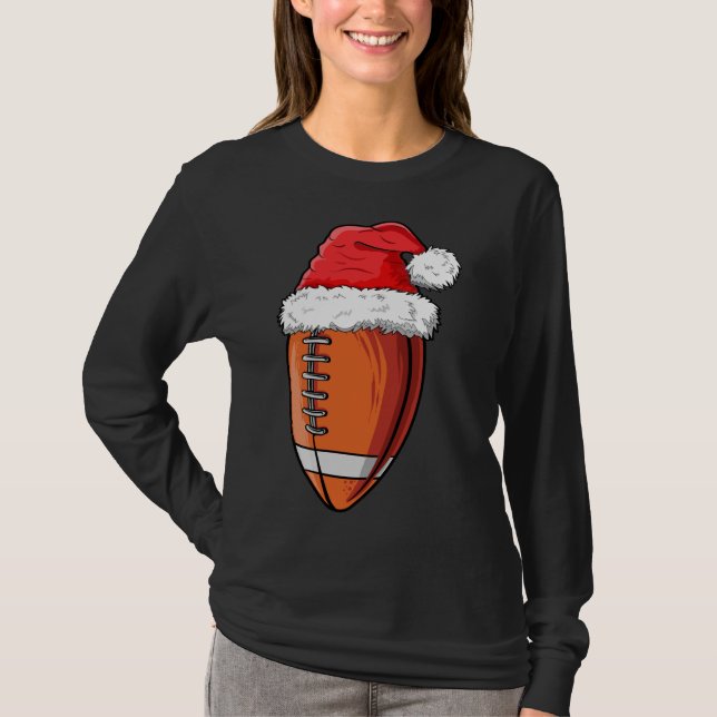 Weihnachtsball Weihnachtsmannmütze Funny Sports Xm T-Shirt (Vorderseite)