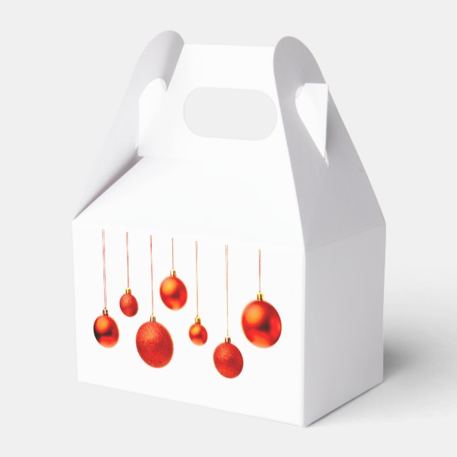 Weihnachtsbälle Geschenkschachtel (Rückseite)