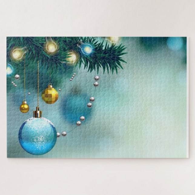 Weihnachtsbälle Puzzle (Horizontal)