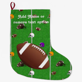 Weihnachtsbälle und Helmets Muster Kleiner Weihnachtsstrumpf