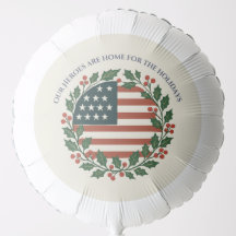 Weihnachtsballon für Militärhelden Zu Hause