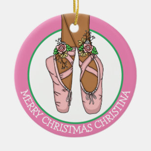 Weihnachtsballschläger Personalisiert Keramik Ornament