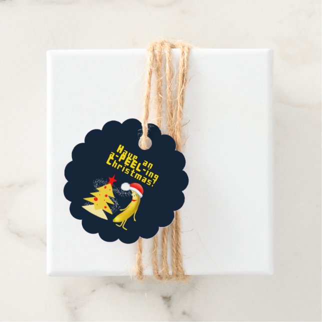 Weihnachtsbanane Geschenkanhänger (Beispiel)