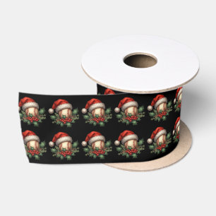 Weihnachtsband für Baseball-Fans Satinband