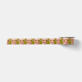 Weihnachtsband mit Kuh-Design Satinband