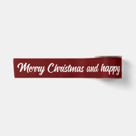 Weihnachtsband und Silvester Satinband