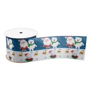 Weihnachtsband, Weihnachten Satinband