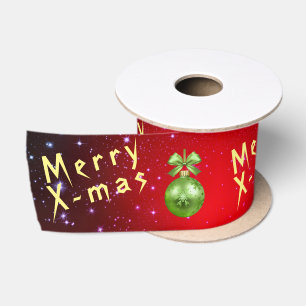 Weihnachtsbänder Satinband