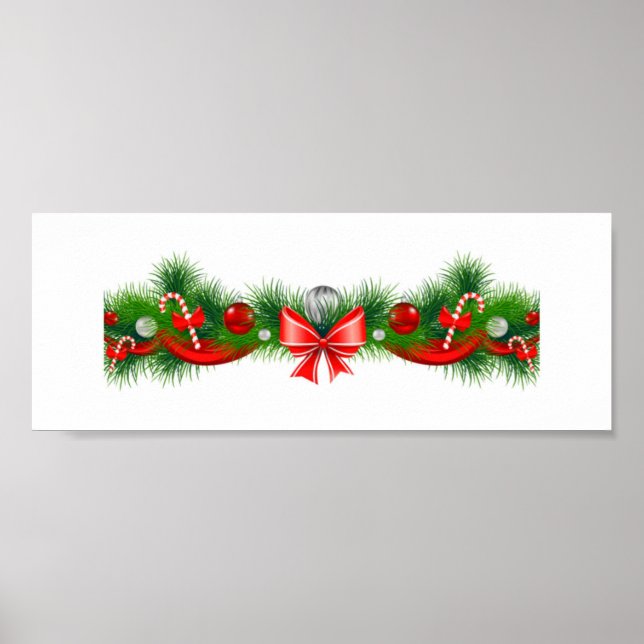 Weihnachtsbanner Poster (Vorne)