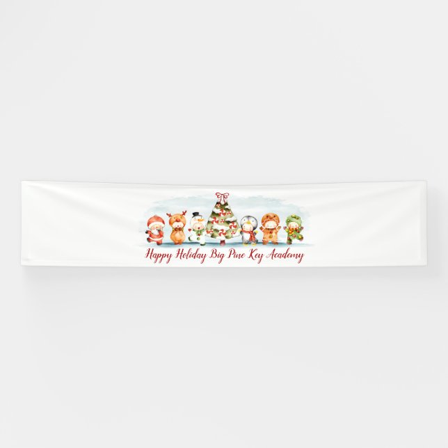 Weihnachtsbanner und Freunde Banner (Horizontal)
