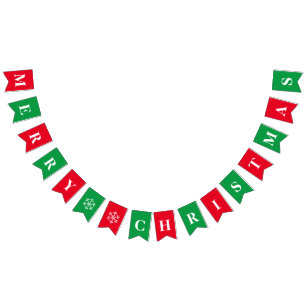Weihnachtsbanner Wimpelkette