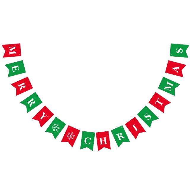 Weihnachtsbanner Wimpelkette (Alle)