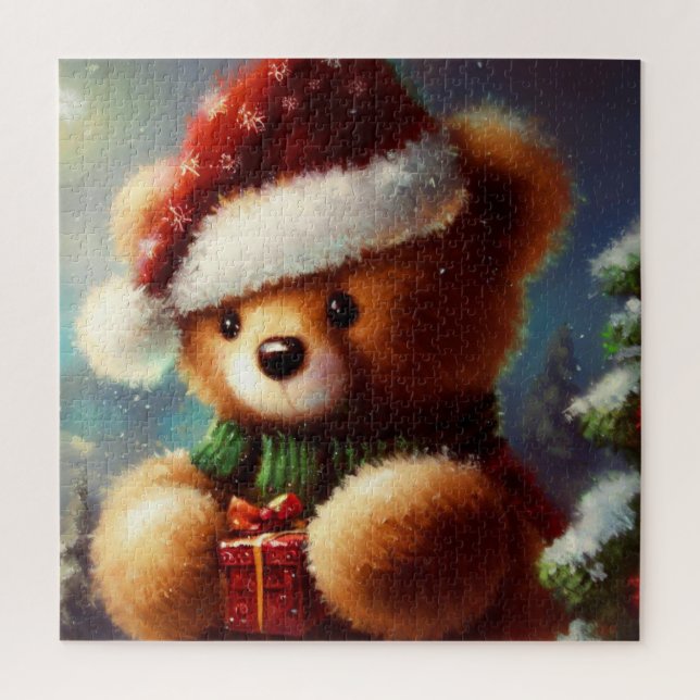 Weihnachtsbär (2) puzzle (Vertikal)