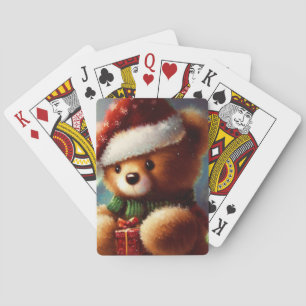 Weihnachtsbär (2) spielkarten