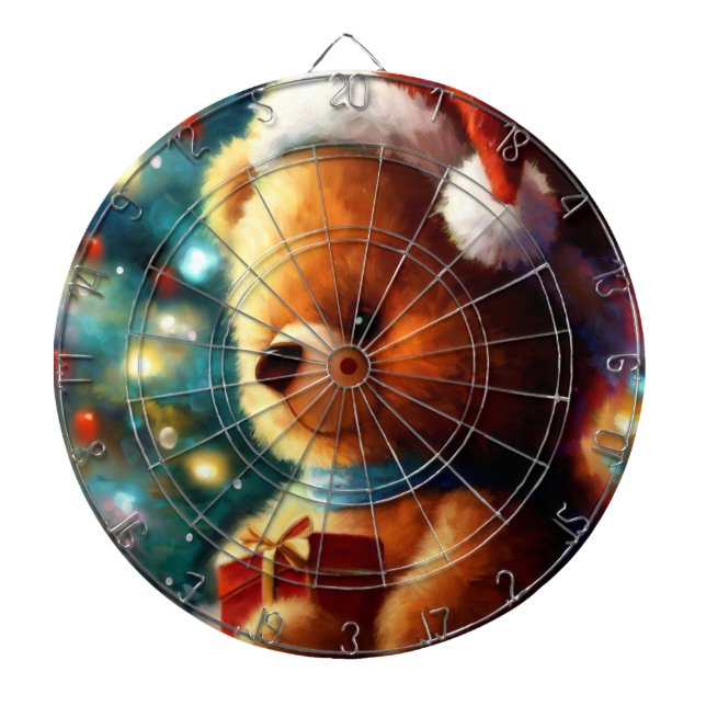 Weihnachtsbär (3) dartscheibe (vorne)