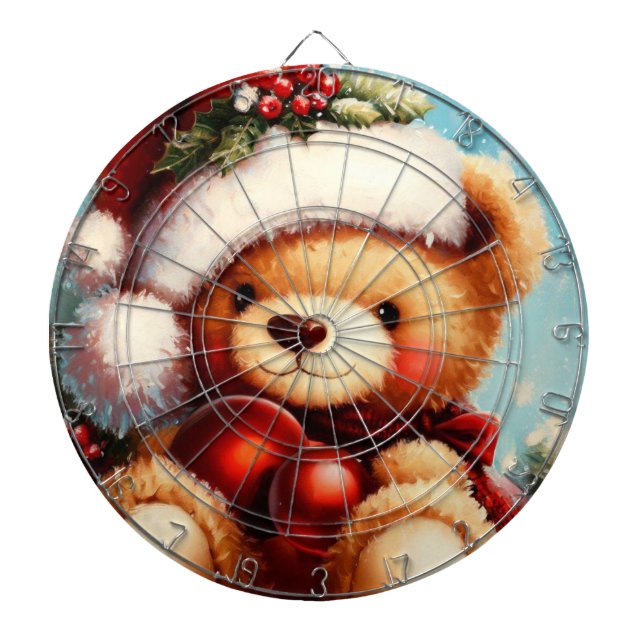 Weihnachtsbär (4) dartscheibe (vorne)