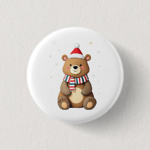 Weihnachtsbär Button