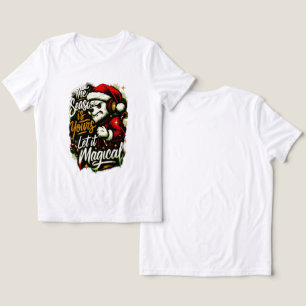 Weihnachtsbär DJ Damen edle Festtagsmode Tri-Blend Shirt