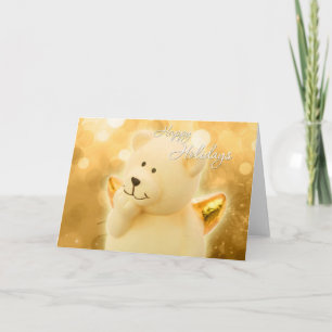 Weihnachtsbär Feiertagskarte