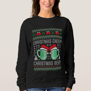 Weihnachtsbär Funny Holiday Drink Party Sweatshirt
