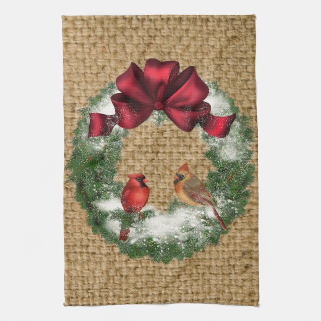 Weihnachtsbär Handtuch 16 Zoll x 24 Zoll (Vertikal)