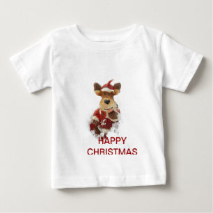 Weihnachtsbär im Schnee Baby T-shirt