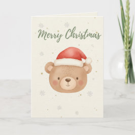 Weihnachtsbär Karte