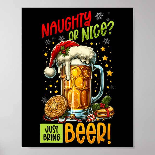 Weihnachtsbär Lover Poster (Vorne)