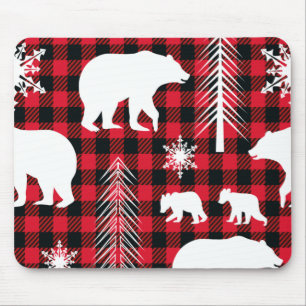 Weihnachtsbär Muster Mouse Pad Mousepad