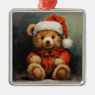 Weihnachtsbär Ornament Aus Metall