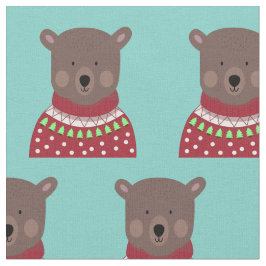 Weihnachtsbär Stoff