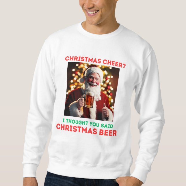 Weihnachtsbär Sweatshirt (Vorderseite)
