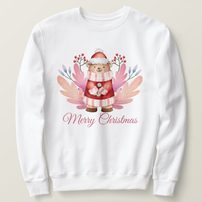 Weihnachtsbär Sweatshirt (Design vorne)