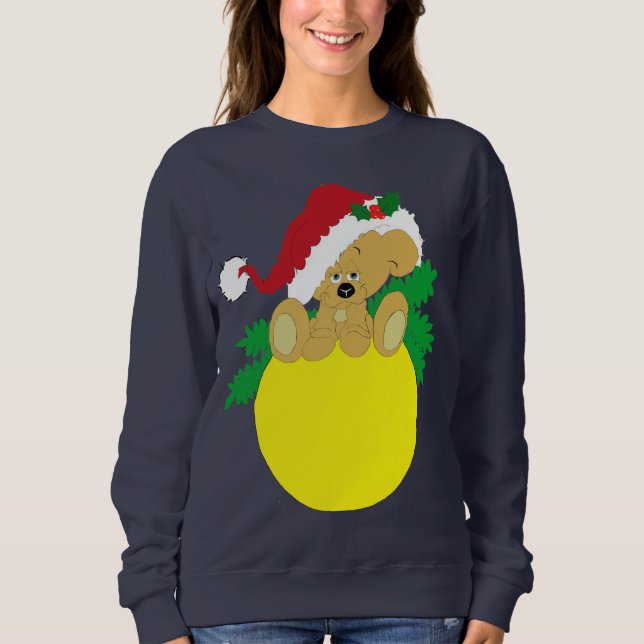 Weihnachtsbär Sweatshirt (Vorderseite)
