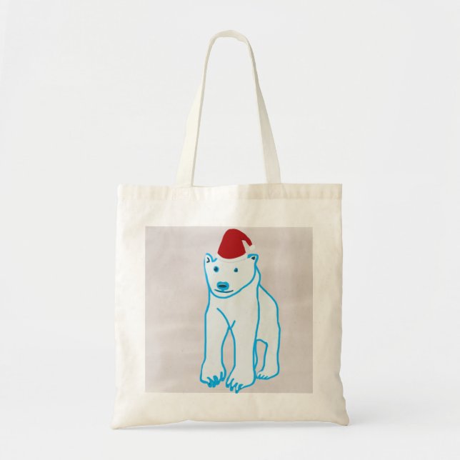 Weihnachtsbär Tragetasche (Vorne)