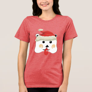 Weihnachtsbär Tri-Blend Shirt