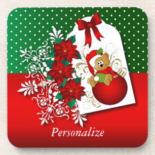 Weihnachtsbär Untersetzer