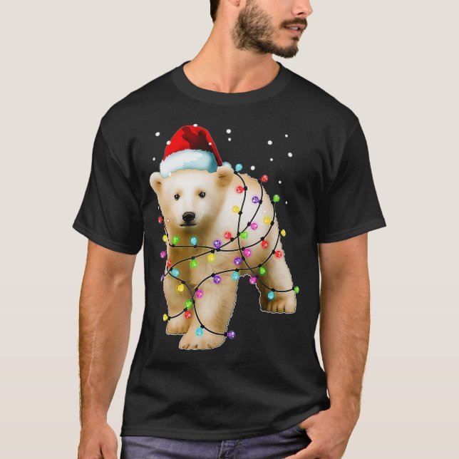 Weihnachtsbär, Weihnachten, Männer Frauen Kinder,  T-Shirt (Vorderseite)