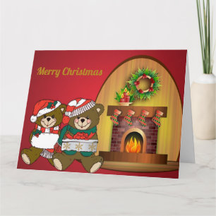 Weihnachtsbären Karte