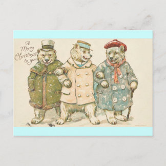 Weihnachtsbären Postkarte